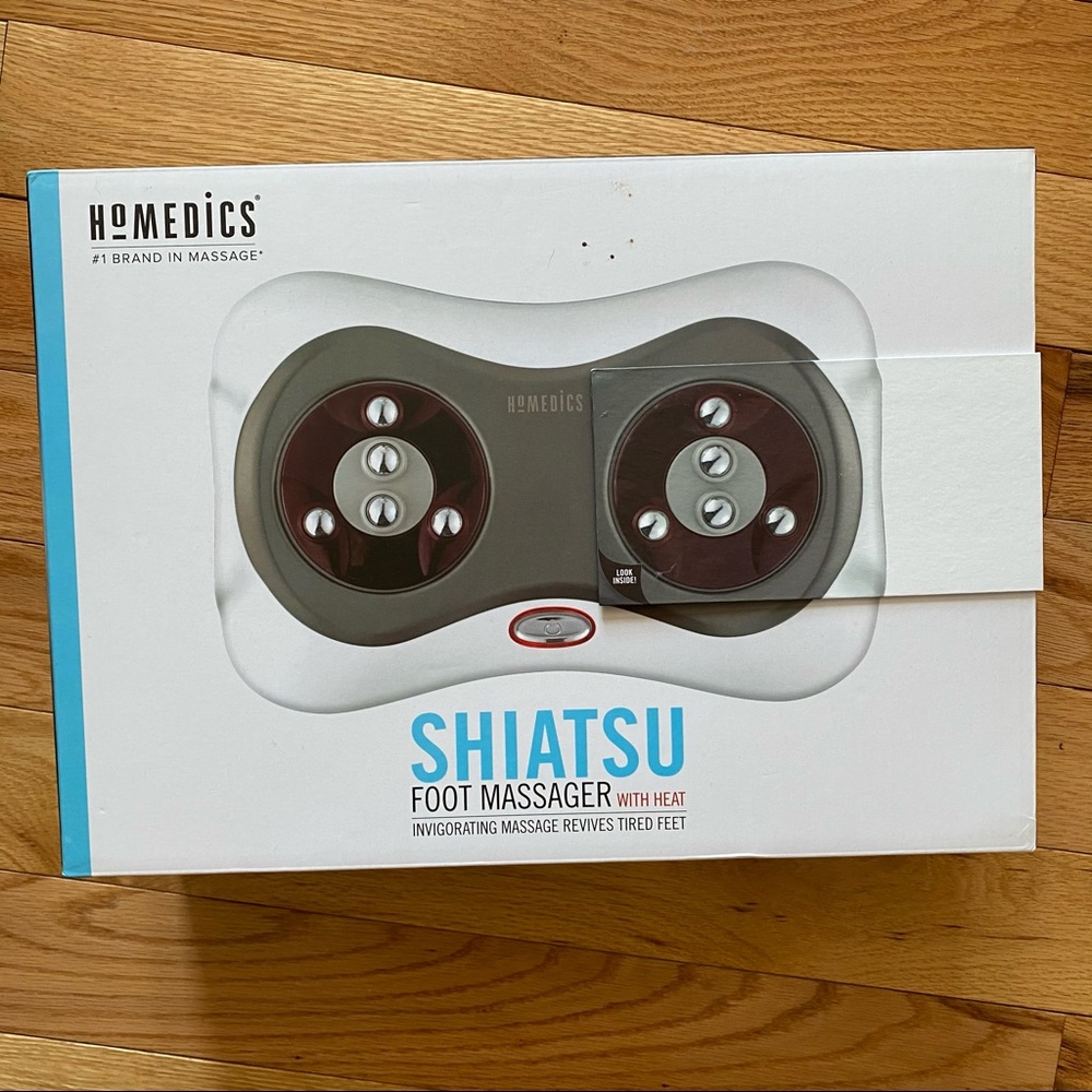 Homedics shiatsu foot massager with heat